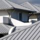 Grey Residential Standing Seam Metal Roof Replacement for Residential Home Property